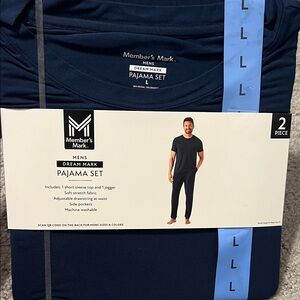 Member's Mark Men's Dream Mark Pajama Set - Navy